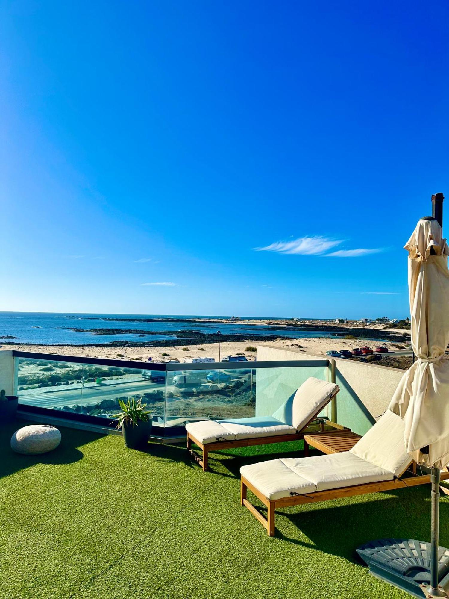 Apartamento Villa Bruno Con Vistas Al Mar, Primera Linea De Playa Cotillo 외부 사진