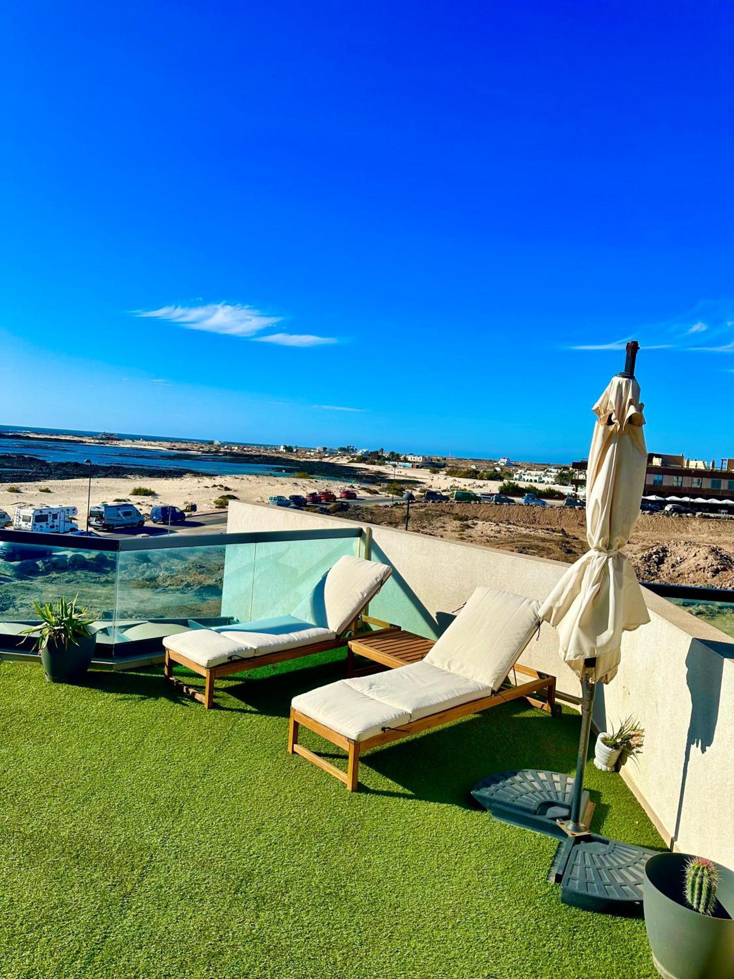 Apartamento Villa Bruno Con Vistas Al Mar, Primera Linea De Playa Cotillo 외부 사진